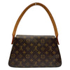 ルイ・ヴィトン LOUIS VUITTON ミニ・ルーピング M51147 ブラウン モノグラム/レザー レディース ハンドバッグ