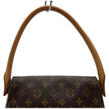 ルイ・ヴィトン LOUIS VUITTON ミニ・ルーピング M51147 ブラウン モノグラム/レザー レディース ハンドバッグ