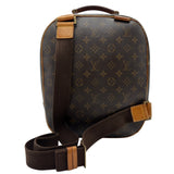 ルイ・ヴィトン LOUIS VUITTON パックオール・サックアド M51132 ブラウン モノグラム/レザー レディース ボディバッグ