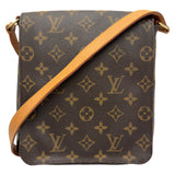 ルイ・ヴィトン LOUIS VUITTON ミュゼット・サルサ ショート M51258 ブラウン モノグラム/レザー レディース ショルダーバッグ