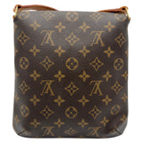 ルイ・ヴィトン LOUIS VUITTON ミュゼット・サルサ ショート M51258 ブラウン モノグラム/レザー レディース ショルダーバッグ