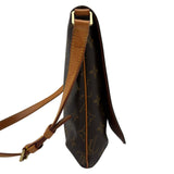 ルイ・ヴィトン LOUIS VUITTON ミュゼット・サルサ ショート M51258 ブラウン モノグラム/レザー レディース ショルダーバッグ