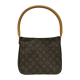 ルイ・ヴィトン LOUIS VUITTON ルーピングMM M51146 ブラウン モノグラムキャンバス レディース トートバッグ