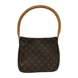ルイ・ヴィトン LOUIS VUITTON ルーピングMM M51146 ブラウン モノグラムキャンバス レディース トートバッグ