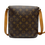 ルイ・ヴィトン LOUIS VUITTON ミュゼット・サルサ ショート M51258 ブラウン モノグラム/レザー レディース ショルダーバッグ