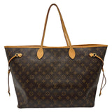 ルイ・ヴィトン LOUIS VUITTON ネヴァーフルGM M40993 ブラウン/ピモン モノグラム/レザー レディース トートバッグ
