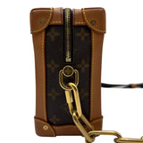 ルイ・ヴィトン LOUIS VUITTON ソフトトランク M44660 ブラウン モノグラム/レザー レディース ショルダーバッグ