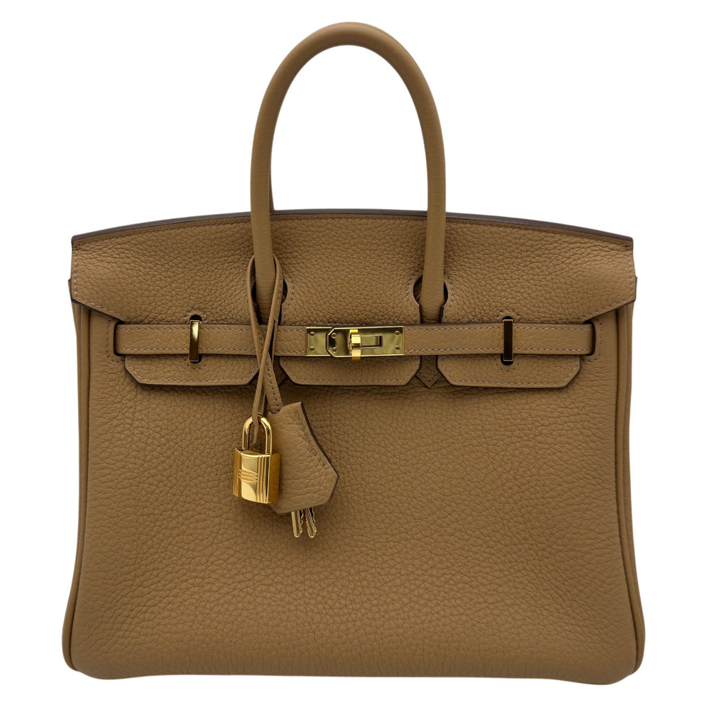 エルメス HERMES バーキン25 W刻 ビスキュイ/ゴールド金具 トゴ