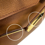 エルメス HERMES バーキン35 〇Y刻 シガール ゴールド金具 クシュベル レディース ハンドバッグ