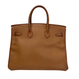 エルメス HERMES バーキン35 〇Y刻 シガール ゴールド金具 クシュベル レディース ハンドバッグ