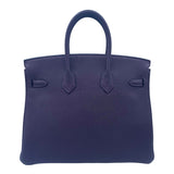 エルメス HERMES バーキン25 D刻 レザン シルバー金具 トゴ レディース ハンドバッグ