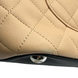 シャネル CHANEL カンボンライントート ラージ A25169 8番台 ベージュ/ブラック ラムスキン レディース ハンドバッグ