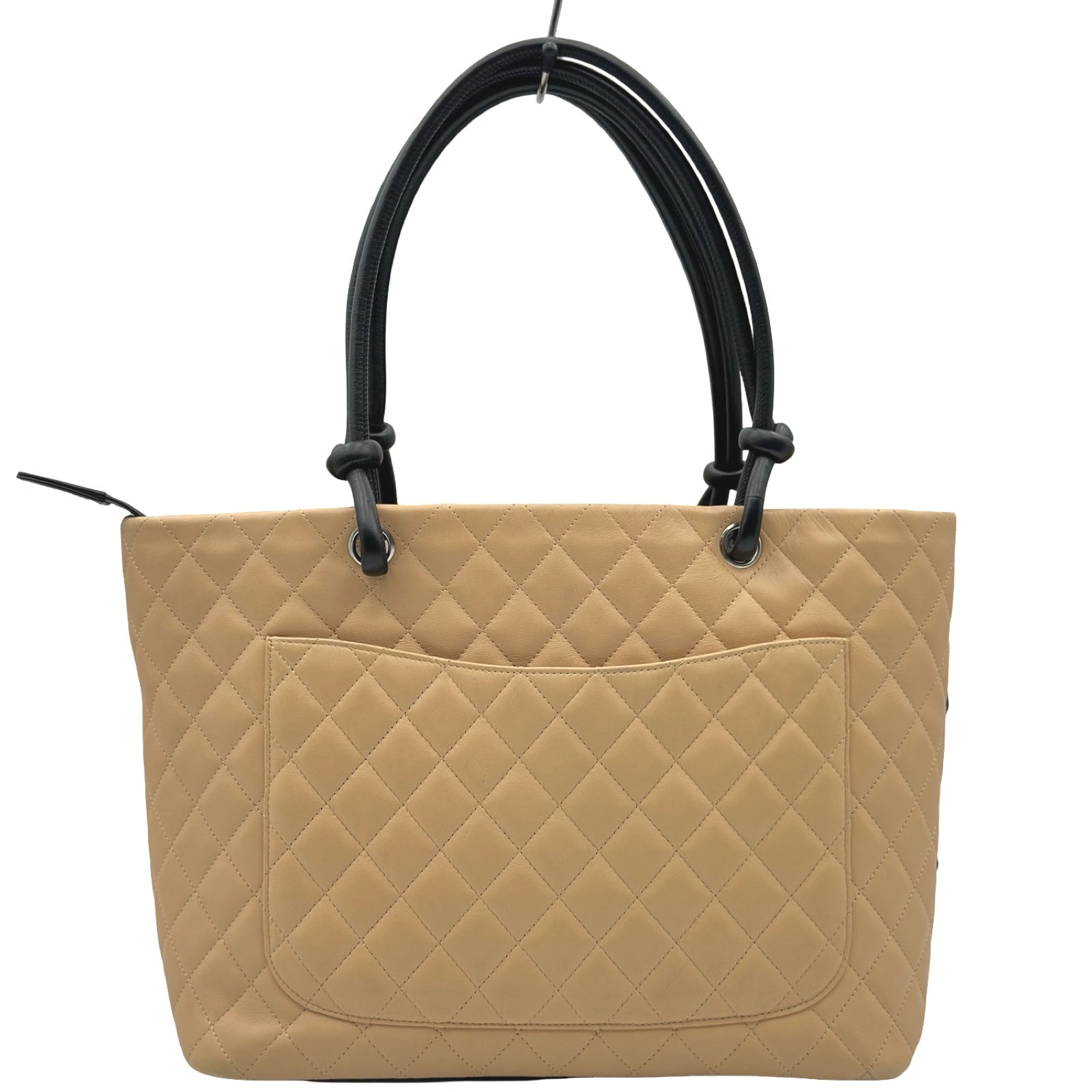シャネル CHANEL カンボンライントート ラージ A25169 8番台 ベージュ