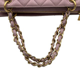 シャネル CHANEL ココマーク チェーンハンドバッグ A15688 6番台 ピンク ゴールド金具 ラムスキン レディース ハンドバッグ