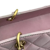 シャネル CHANEL ココマーク チェーンハンドバッグ A15688 6番台 ピンク ゴールド金具 ラムスキン レディース ハンドバッグ