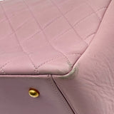 シャネル CHANEL ココマーク チェーンハンドバッグ A15688 6番台 ピンク ゴールド金具 ラムスキン レディース ハンドバッグ