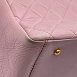 シャネル CHANEL ココマーク チェーンハンドバッグ A15688 6番台 ピンク ゴールド金具 ラムスキン レディース ハンドバッグ