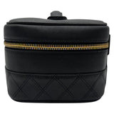 シャネル CHANEL ビコローレバニティバッグ A84212 3番台 ブラック/ゴールド金具 ラムスキン レディース その他バッグ