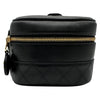 シャネル CHANEL ビコローレバニティバッグ A84212 3番台 ブラック/ゴールド金具 ラムスキン レディース その他バッグ