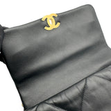 シャネル CHANEL CHANEL19 ラージバッグ AS1161 ブラック ゴールド金具×シルバー金具 シャイニーラム レディース ショルダーバッグ