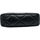 シャネル CHANEL CHANEL19 ラージバッグ AS1161 ブラック ゴールド金具×シルバー金具 シャイニーラム レディース ショルダーバッグ