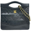 シャネル CHANEL マトラッセ 2WAY ハンドバッグ 1番台 ブラック ラムスキン レディース ショルダーバッグ
