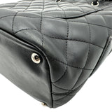 シャネル CHANEL カンボンライン トートミディアム A25167 10番台 ブラック ラムスキン レディース トートバッグ