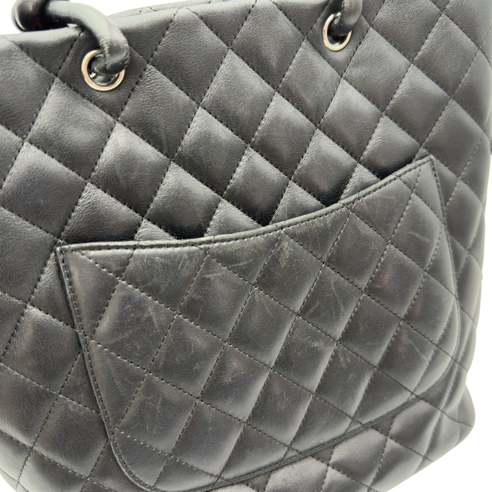 CHANEL カンボンラインミディアムトートバッグ シャネル CHANEL カンボンライン トートミディアム A25167 10番台