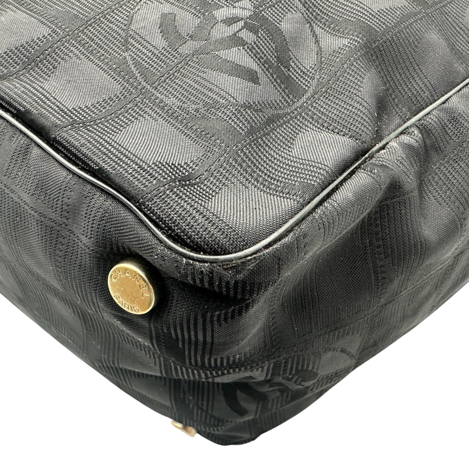 シャネル CHANEL ニュートラベルライントートMM A15991 9番台 ブラック