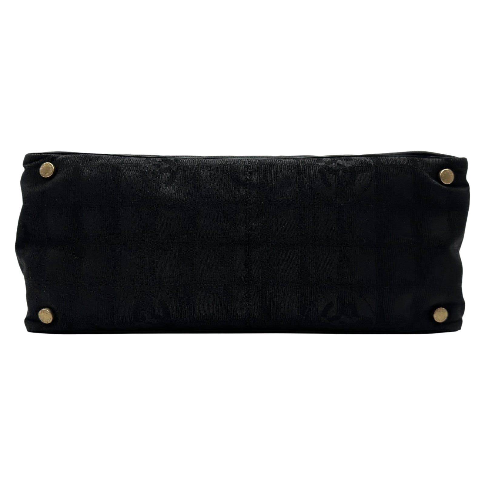 CHANEL ニュートラベルライン トートバッグ ブラック…ナイロンジャガード シャネル CHANEL ニュートラベルライントートMM A15991 9番台 ブラック