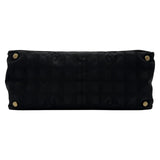シャネル CHANEL ニュートラベルライントートMM A15991 9番台 ブラック ナイロンジャガード レディース トートバッグ