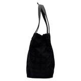 シャネル CHANEL ニュートラベルライントートMM A15991 9番台 ブラック ナイロンジャガード レディース トートバッグ