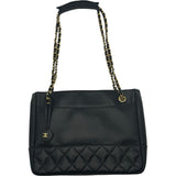 シャネル CHANEL マトラッセ チェーントートバッグ 11番台 ブラック ゴールド金具 ラムスキン レディース ショルダーバッグ