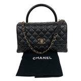 シャネル CHANEL ココハンドル29 A92991 ブラック キャビア レディース ショルダーバッグ