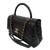 シャネル CHANEL ココハンドル29 A92991 ブラック キャビア レディース ショルダーバッグ