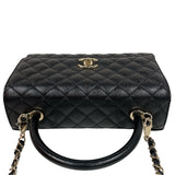シャネル CHANEL ココハンドル29 A92991 ブラック キャビア レディース ショルダーバッグ