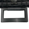 シャネル CHANEL チョコバー ハンドバッグ 7番台 ブラック ラムスキン レディース ハンドバッグ
