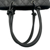 シャネル CHANEL カンボンライントート ミディアム A25167 9番台 ブラック ラムスキン レディース ハンドバッグ