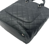 シャネル CHANEL カンボンライントート ミディアム A25167 9番台 ブラック ラムスキン レディース ハンドバッグ
