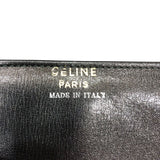 セリーヌ CELINE 馬車金具セミショルダーバッグ ブラック ゴールド金具 ボックスカーフ レディース ショルダーバッグ