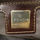 フェンディ FENDI ズッカマンマバケット 26325 ベージュ ナイロンジャガート レディース ハンドバッグ