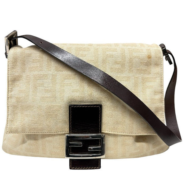 フェンディ FENDI ズッカマンマバケット 26325 ベージュ ナイロン
