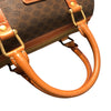 セリーヌ CELINE マカダム スモールボストンバッグ ブラウン PVC レディース ボストンバッグ