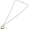 ティファニー TIFFANY＆CO オープンハートネックレス ゴールド 750 ジュエリー