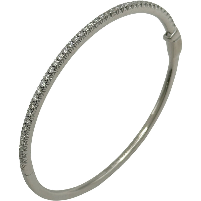 Tiffany&co. ダイヤモンド ブレスレット ティファニー TIFFANY＆CO メトロヒンジブレスレット ホワイトゴールド