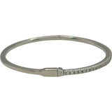 ティファニー TIFFANY＆CO メトロヒンジブレスレット ホワイトゴールド Au750 ダイヤモンド ジュエリー