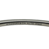 ティファニー TIFFANY＆CO メトロヒンジブレスレット ホワイトゴールド Au750 ダイヤモンド ジュエリー