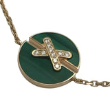ショーメ CHAUMET ジュドリアンハーモニーブレスレット ピンクゴールド Au750 マラカイト ジュエリー