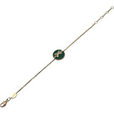 ショーメ CHAUMET ジュドリアンハーモニーブレスレット ピンクゴールド Au750 マラカイト ジュエリー