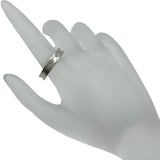 ブルガリ BVLGARI ビーゼロワンリング1バンド(XS) ホワイトゴールド 750 ジュエリー